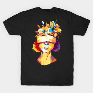 Girl Flower T-Shirt